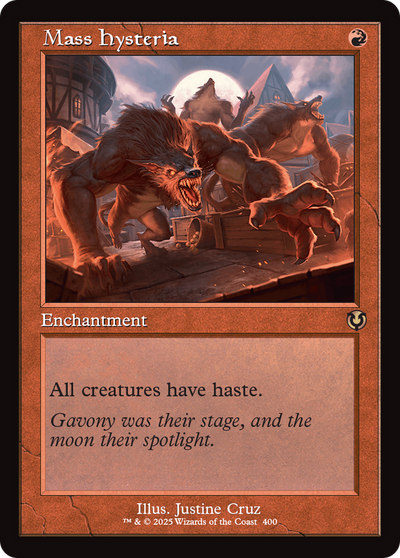 Mass Hysteria (Retro Frame) [Innistrad Remastered]