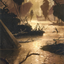 Murkwater Pathway // Murkwater Pathway (AZNR-026) - Zendikar Rising Art Series (Borderless)