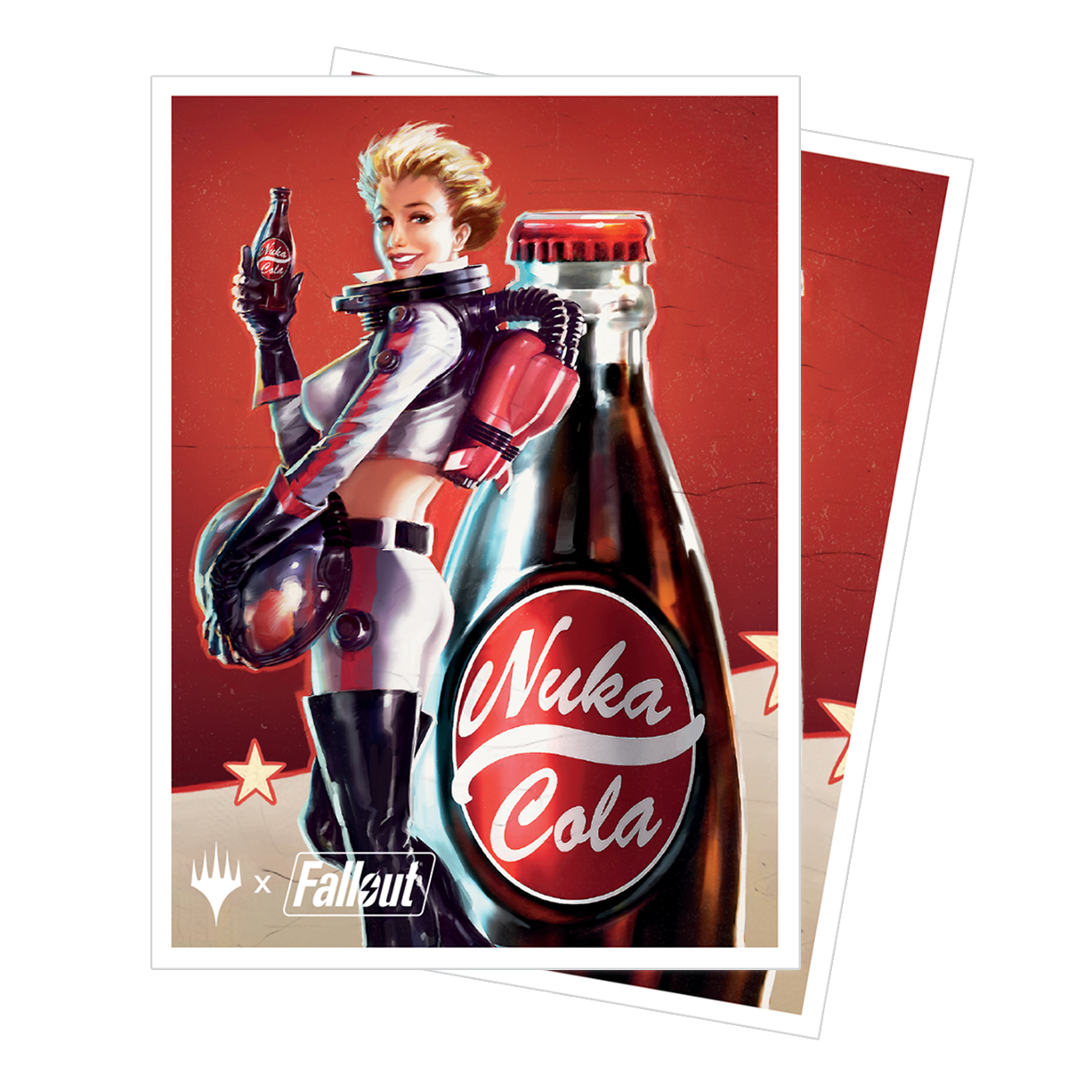 Ultra Pro - Fallout APEX Deck Protector Sleeves: Nuka-Cola (Standard Sized) (105CT)