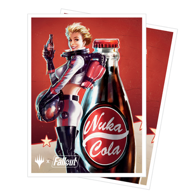 Ultra Pro - Fallout APEX Deck Protector Sleeves: Nuka-Cola (Standard Sized) (105CT)
