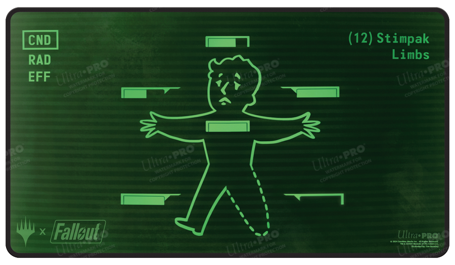 Ultra Pro - MTG - Fallout Playmat: Inventory Management
