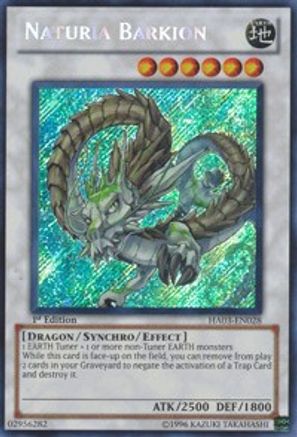 Naturia Barkion [HA03-EN028] Secret Rare