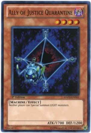 Ally of Justice Quarantine [HA03-EN051] Super Rare