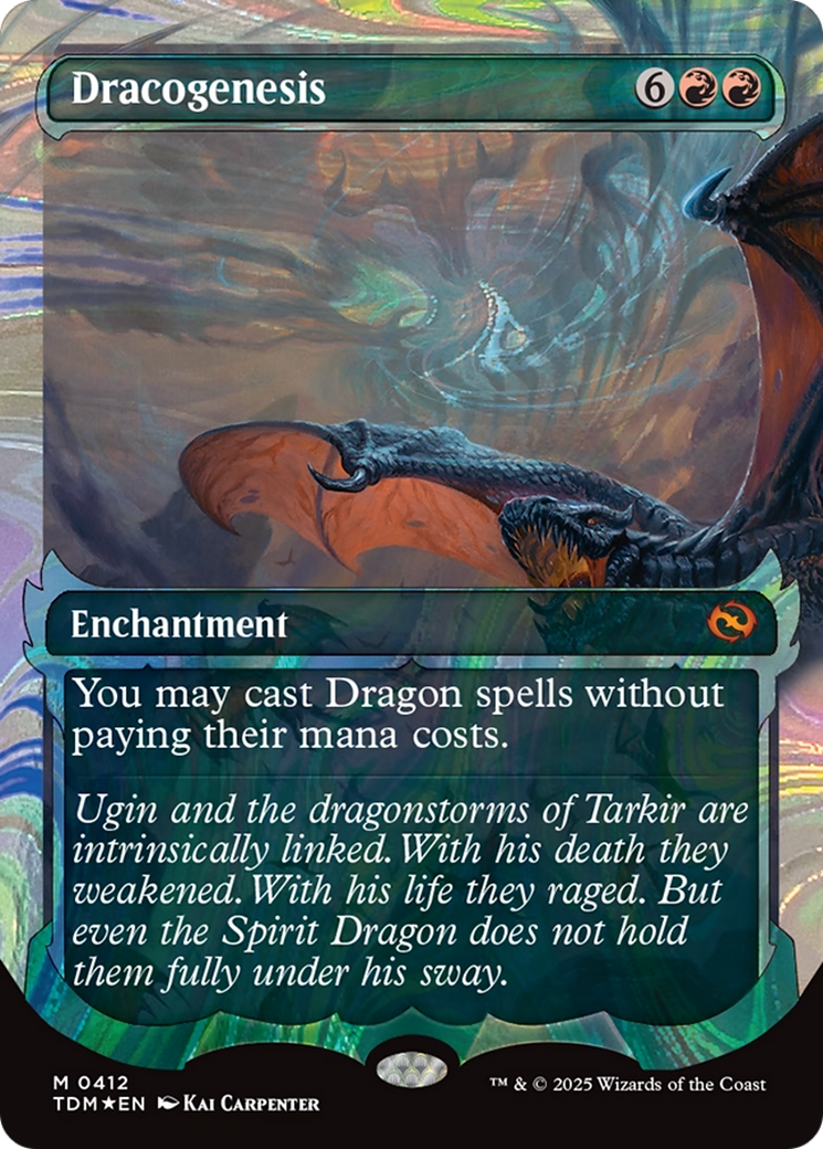 Dracogenesis (Japanese) (0412) (Showcase) (Halo Foil) [Tarkir: Dragonstorm]