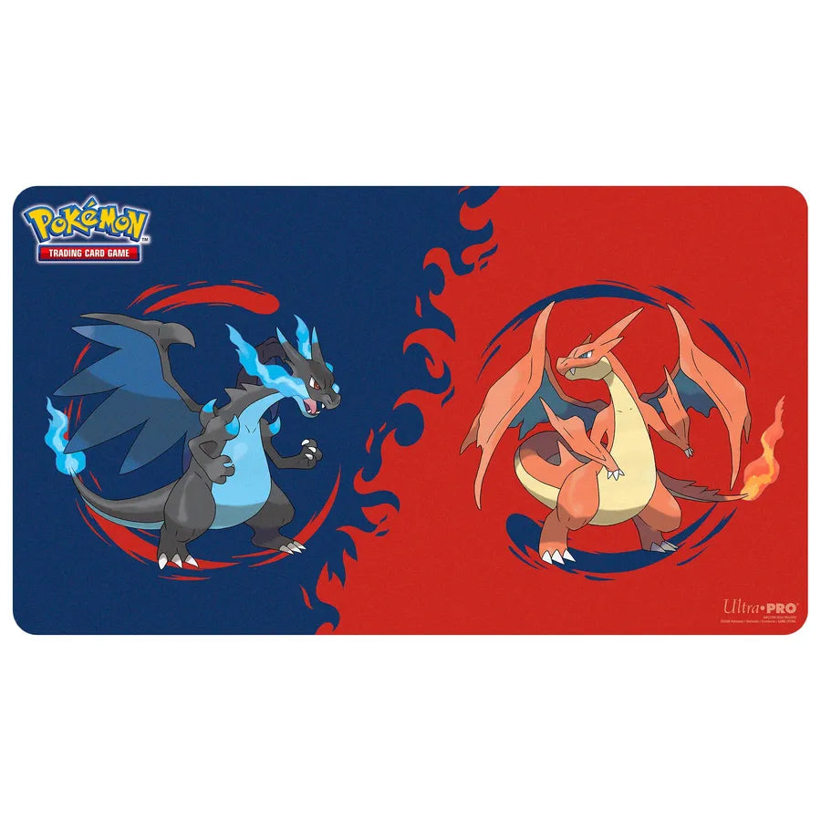 Ultra Pro - Pokemon Playmat: Mega Charizard X and Mega Charizard Y