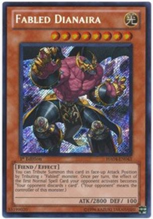 Fabled Dianaira [HA04-EN043] Secret Rare