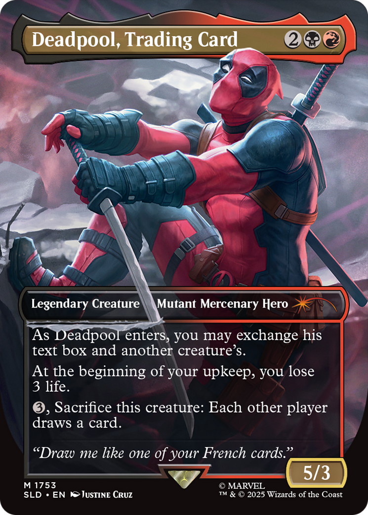 Deadpool, Trading Card [Secret Lair Drop Series] Mythic