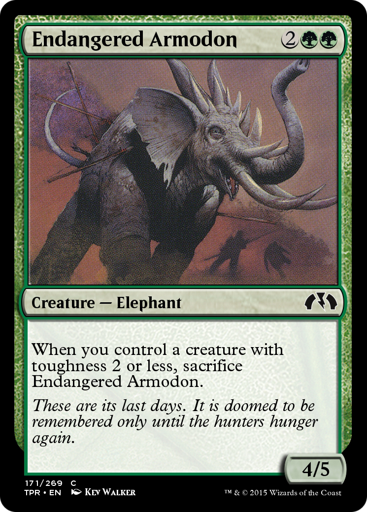 Endangered Armodon (TPR-171) - Tempest Remastered Foil