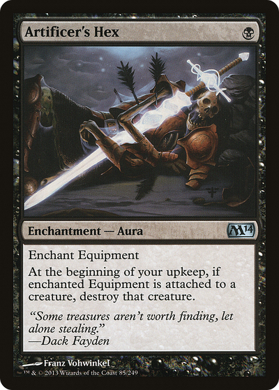 Artificer's Hex (M14-085) - Magic 2014 Foil