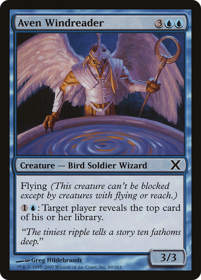 Aven Windreader (10E-069) - Tenth Edition