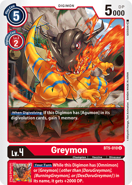 Greymon [BT5-010] [Battle of Omni]