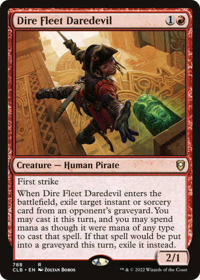 Dire Fleet Daredevil [Commander Legends: Battle for Baldur's Gate]