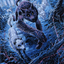 Untamed Pup // Untamed Pup (AMID-077) - Midnight Hunt Art Series (Borderless)