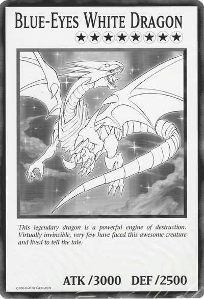 Blue-Eyes White Dragon (Oversized) Common