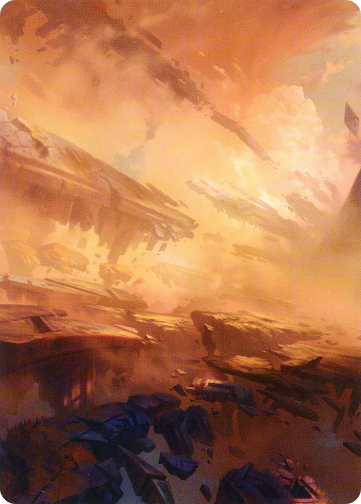 Plains // Plains (AZNR-007) - Zendikar Rising Art Series (Borderless)