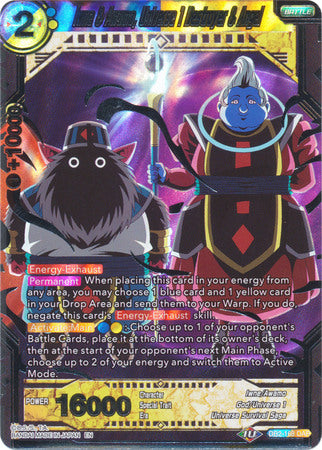 Iwne & Awamo, Universe 1 Destroyer & Angel (DB2-168) [Divine Multiverse]