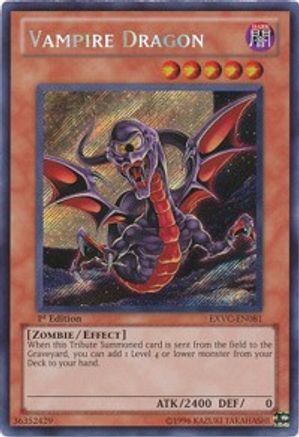 Vampire Dragon [EXVC-EN081] Secret Rare