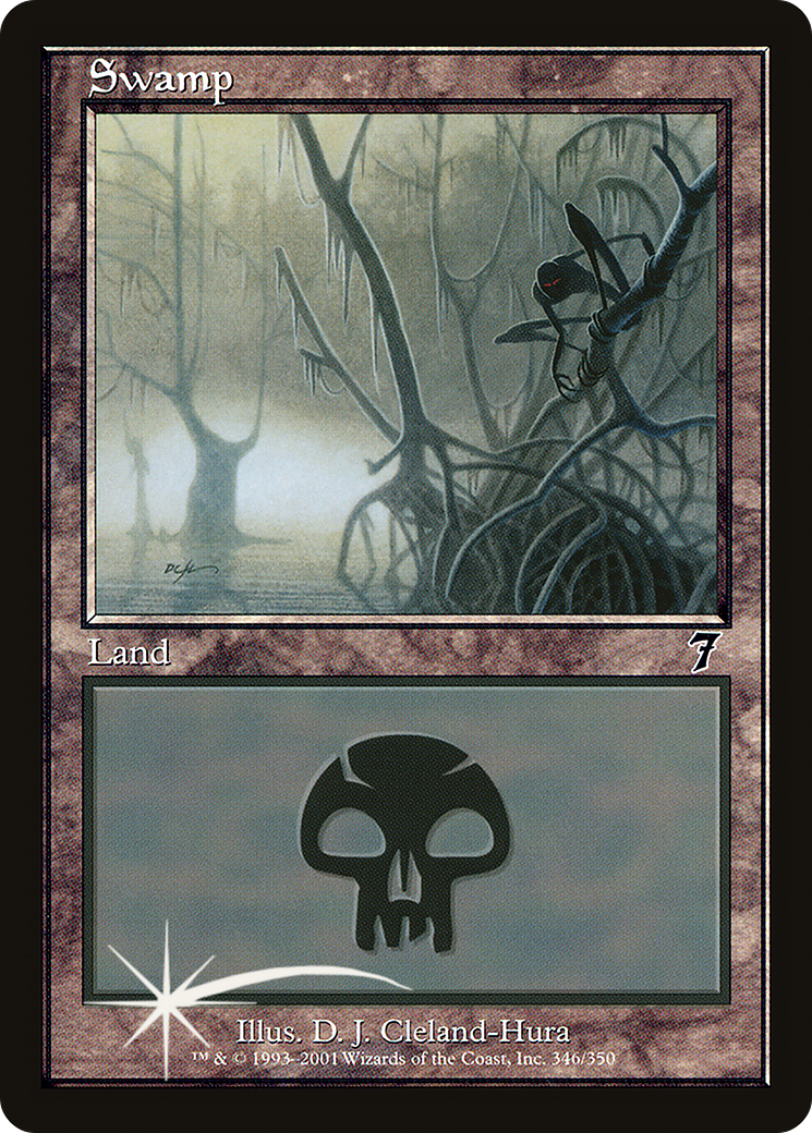 Swamp (7ED-346★) - 7th Edition Foil