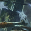 Swamp // Swamp (AZNR-015) - Zendikar Rising Art Series (Borderless) Foil