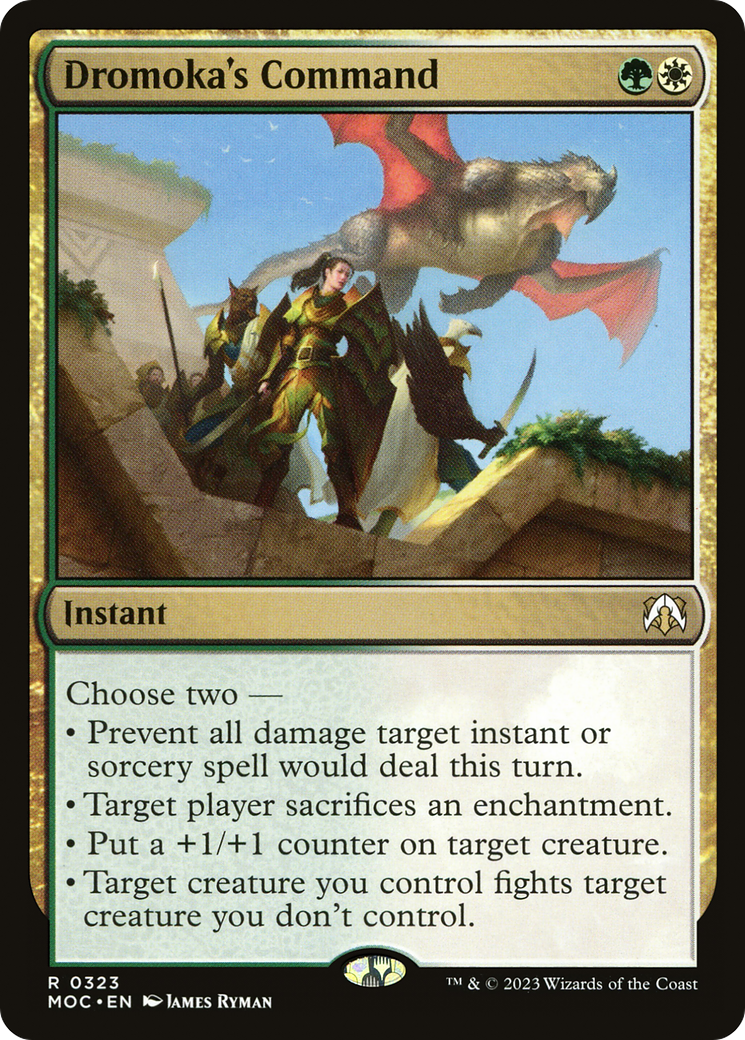 Dromoka's Command [March of the Machine Commander]