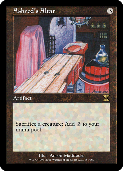 Ashnod's Altar (ME4-181) - Masters Edition IV Foil