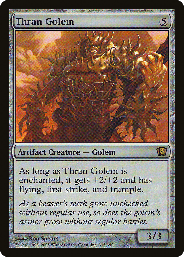 Thran Golem (9ED-313) - 9th Edition
