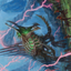 Etali, Primal Sickness // Etali, Primal Sickness (AMOM-032) - March of the Machine Art Series (Borderless) Foil