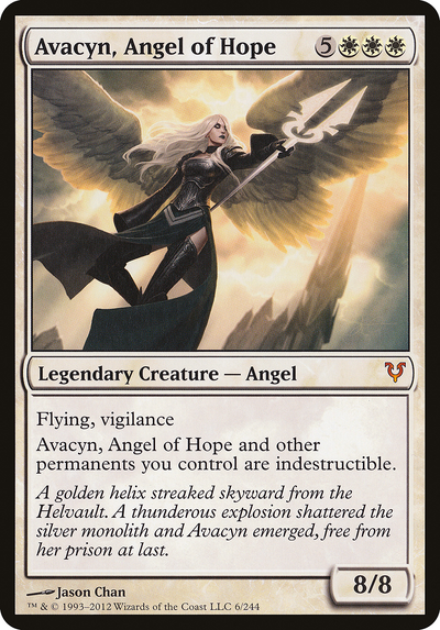 Avacyn, Angel of Hope (Avacyn Restored) (OVER-006) - Open the Helvault Foil