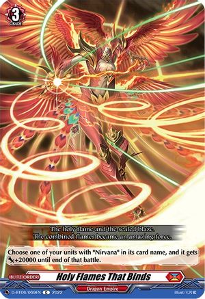 Holy Flames That Binds (D-BT06/069EN) [Blazing Dragon Reborn]