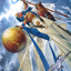 Linvala, Shield of Sea Gate // Linvala, Shield of Sea Gate (AZNR-077) - Zendikar Rising Art Series (Borderless) Foil