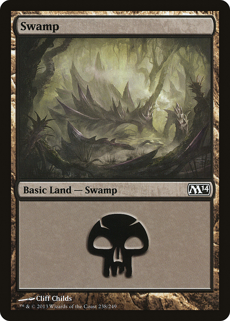 Swamp (M14-238) - Magic 2014 Foil