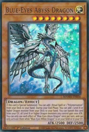 Blue-Eyes Abyss Dragon [MAMA-EN056] Ultra Rare