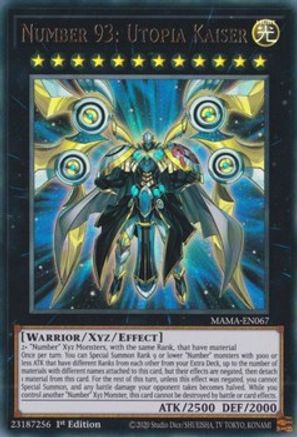 Number 93: Utopia Kaiser [MAMA-EN067] Ultra Rare