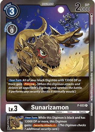 Sunarizamon [P-033] (Gift Box 2022) [Promotional Cards]