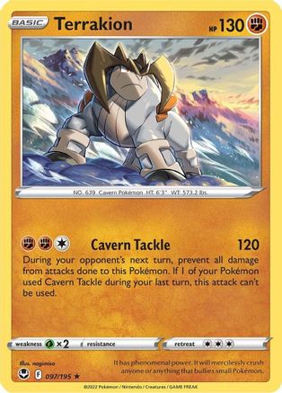 Terrakion (097/195) [Sword & Shield: Silver Tempest]