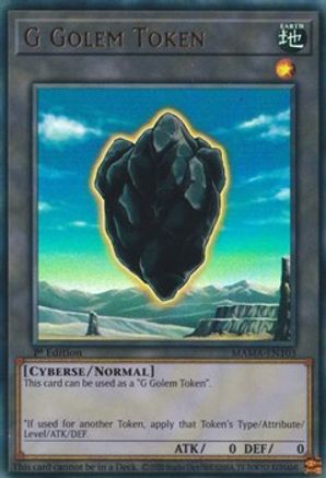 G Golem Token [MAMA-EN103] Ultra Rare