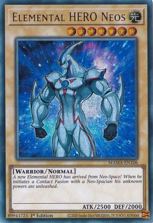 Elemental HERO Neos [MAMA-EN106] Ultra Pharaoh's Rare