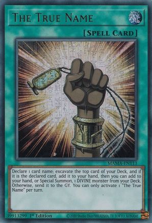 The True Name [MAMA-EN113] Ultra Pharaoh's Rare