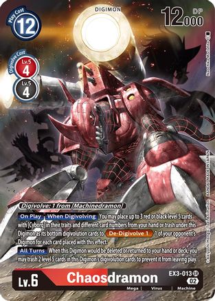 Chaosdramon [EX3-013] (Alternate Art) [Draconic Roar]