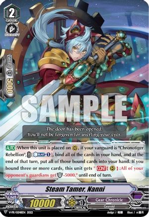 Steam Tamer, Nanni (V-PR/0248EN) [V Promo Cards]