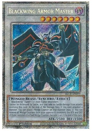 Blackwing Armor Master [BLCR-EN099] Starlight Rare