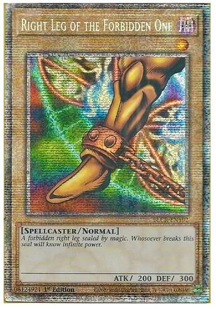 Right Leg of the Forbidden One [BLCR-EN102] Starlight Rare