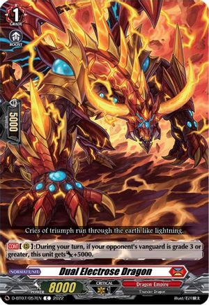 Dual Electrose Dragon (D-BT07/057EN) [Raging Flames Against Emerald Storm]