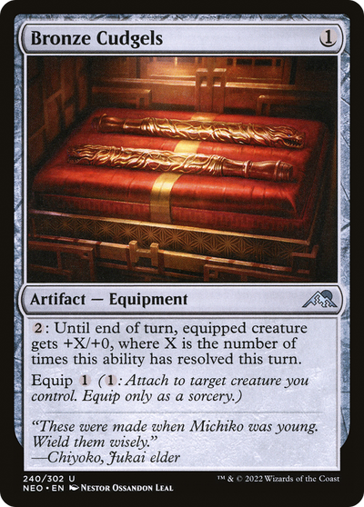 Bronze Cudgels [Kamigawa: Neon Dynasty]