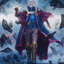 Urza, Planeswalker // Urza, Planeswalker (ABRO-042) - The Brothers' War Art Series (Borderless)