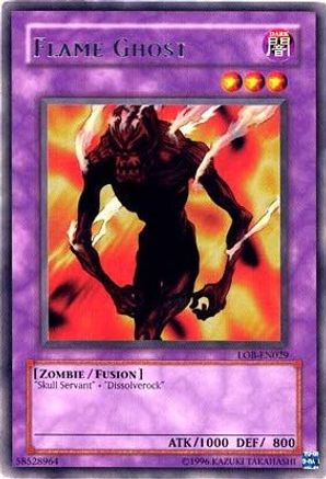 Flame Ghost [LOB-EN029] Rare