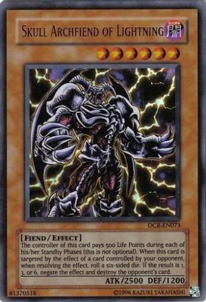 Skull Archfiend of Lightning [DCR-EN073] Ultra Rare