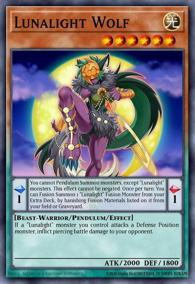 Lunalight Wolf [LAVD-ENL03] Ultra Rare