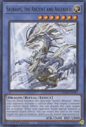 Sauravis, the Ancient and Ascended [AMDE-EN051] Rare