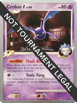 Crobat G LV.44 (47/127) (Luxdrill - Stephen Silvestro) [World Championships 2009]
